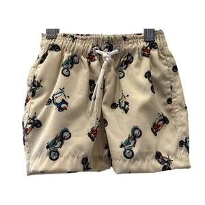 NEW PLANET SEA boy's lil rider trunks in brown